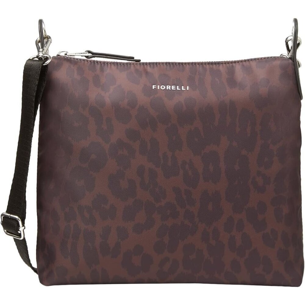 Crossbody Handbag Faux Leather Womens Zipper Storage Adjustable Strap